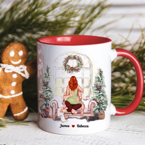 I Like You How I Like My Coffee, Couple Gift, Personalized Accent Mug, Funny Couple Mug, Christmas Gift