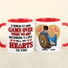 I Lost All My Hearts To You, Personalized 02NATN091223HH Accent Mug, Gift For Couple, Valentine's Day Gift
