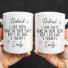 I Love Every Bone In Your Body, Favorite Hearts Design - Personalized Custom Coffee Mug - CPL1294_MG