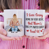 I Love Every Bone In Your Body, Naughty Couple Make Love Happy Valentine's Day White Mug