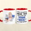 I Love Everything About You Personalized Mug, Funny Gift For Couple