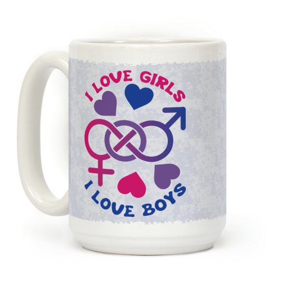 I Love Girls I Love Boys Coffee Mug