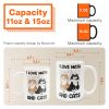 I Love Math And Cats - Personalized Mug