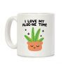 I Love My Aloe-ne Time Coffee Mug