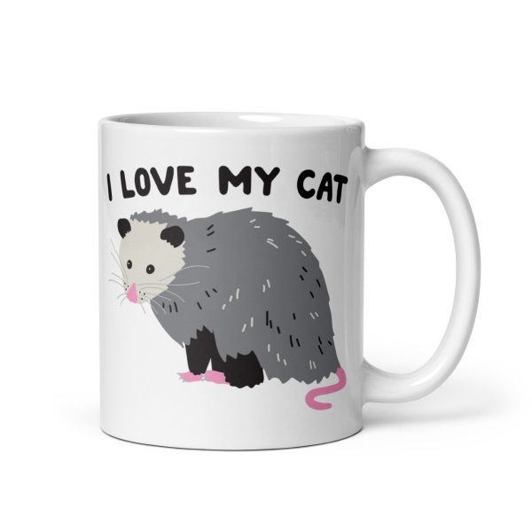 I Love My Cat Opossum Coffee Mug