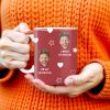 I Love My Husband With Hearts And Stars - Personalized Custom Coffee Mug - HSB010_MG