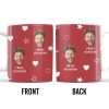 I Love My Husband With Hearts And Stars - Personalized Custom Coffee Mug - HSB010_MG