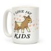 I Love My Kids (Goat) Coffee Mug
