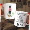 I Love The Way You Pet Me, Dad Mom Pet Lover Personalized Coffee Mug White Mug, Gift For Dad Mom