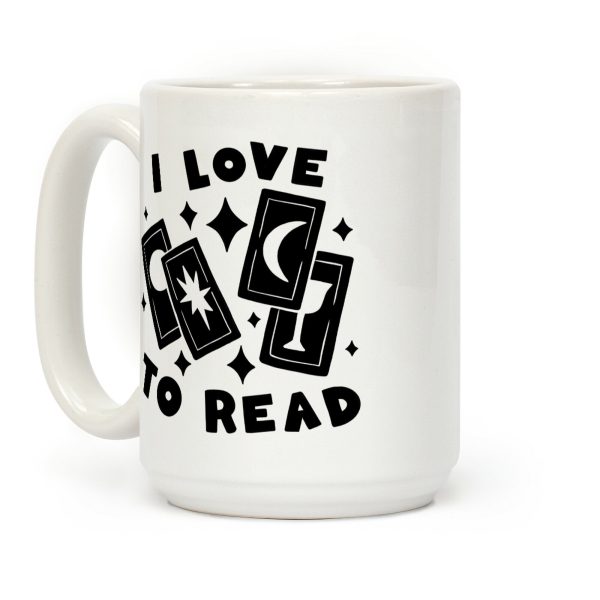 I Love To Read Tarot Coffee Mug