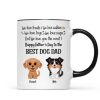 I Love Treats But I Love You Most Watercolor Cute Dogs Personalized Mug