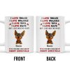 I Love Treats I Love Walkies I Love Toys I Love Naps Merry Christmas - Personalized Custom Coffee Mug - DOG073_MG