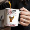 I Love Treats I Love Walkies I Love Toys I Love Naps Merry Christmas - Personalized Custom Coffee Mug - DOG073_MG