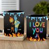 I Love You, Couple Gift, Personalized Mug, Fire And Water Couple Mug 01HTHN111223