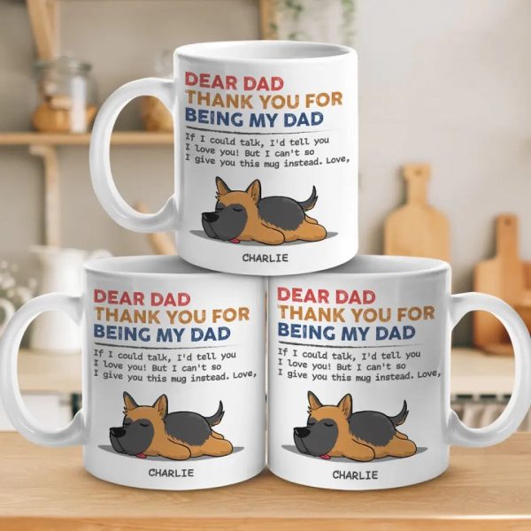 I Love You Day By Day - Dog Personalized Custom Mug - Gift For Pet Owners, Pet Lovers