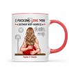 I Love You Either Way Inappropriate Couple Kissing - Personalized Mug - Funny Gift For Partner Gift For Her Gift For Him