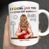 I Love You Either Way Inappropriate Couple Kissing - Personalized Mug - Funny Gift For Partner Gift For Her Gift For Him