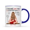 I Love You Either Way Inappropriate Couple Kissing - Personalized Mug - Funny Gift For Partner Gift For Her Gift For Him