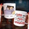 I Love You Even When You Fart Under The Blankets-Personalized Coffee Mug- Gift For Couple- Funny Couple Mug