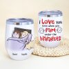 I Love You Even When You Fart Under The Blankets-Personalized Coffee Mug- Gift For Couple- Funny Couple Mug