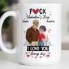 I Love You Every Day Hearts And Lip Prints - Personalized Custom Coffee Mug - CPL1350_MG