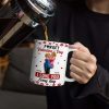 I Love You Every Day Kissing Couple - Personalized White Edge-to-Edge Mug
