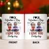 I Love You Every Day With Cartoon Couple And City Skyline - Personalized Custom Coffee Mug - CPL1019_MG