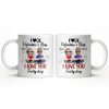 I Love You Every Day With Cartoon Couple And City Skyline - Personalized Custom Coffee Mug - CPL1019_MG