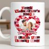 I Love You Every Day With Heart and Photo Frame - Personalized Custom Coffee Mug - CPL1218_MG