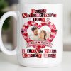 I Love You Every Day With Heart and Photo Frame - Personalized Custom Coffee Mug - CPL1218_MG