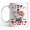 I Love You Every Single Day, Couple and Heart Design - Personalized Custom Coffee Mug - CPL1345_MG