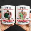 I Love You Every Single Day, Couple and Heart Design - Personalized Custom Coffee Mug - CPL1345_MG