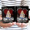 I Love You For Who You Are Hugging Couple - Personalized Mug