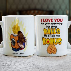 I Love You For You Personality And The Nice Bonus, Gift For Him, Personalized Mug, Funny Couple Mug, Couple Gift, Anniversary Gift Idea 09QHTI220623HH