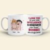 I Love You For Your Smile, Personalized Mug, Wine Tumbler, Accent Mug Couple Gifts