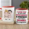 I Love You For Your Smile, Personalized Mug, Wine Tumbler, Accent Mug Couple Gifts