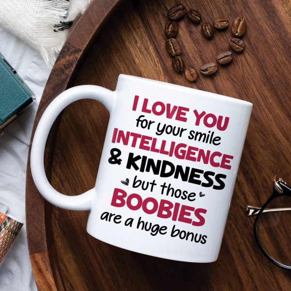 I Love You For Your Smile, Personalized Mug, Wine Tumbler, Accent Mug Couple Gifts
