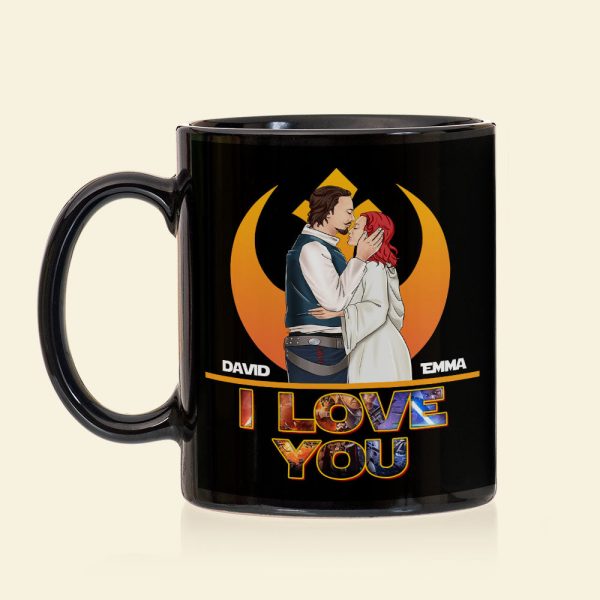 I Love You, Gift For Couple, Personalized Mug, Couple Kissing Mug, Couple Gift 06HUTI270423TM