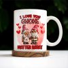 I Love You Gnome Matter What Cute Couple Gnomes - Personalized Custom Coffee Mug - CPL322_MG