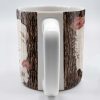 I Love You Life Is Filled With Hard & Good Times Tree Bark And Flowers Design - Personalized Custom Coffee Mug - DAU107_MG