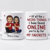 I Love You More - Couple Personalized Custom Mug - Gift For Husband Wife, Anniversary