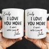 I Love You More Mug With Lips - Personalized Custom Coffee Mug - CPL1375_MG