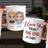 I Love You More, Personalized Mug, Gift For Mother's Day