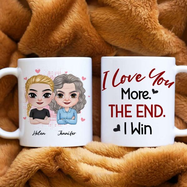 I Love You More, Personalized Mug, Gift For Mother's Day