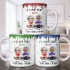 I Love You More, The End I Win, Cartoon Couple - Personalized Custom Coffee Mug - CPL1231_MG