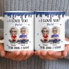 I Love You More, The End I Win, Cartoon Couple - Personalized Custom Coffee Mug - CPL1231_MG