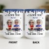 I Love You More, The End I Win, Cartoon Couple - Personalized Custom Coffee Mug - CPL1231_MG