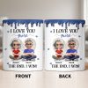 I Love You More, The End I Win, Cartoon Couple - Personalized Custom Coffee Mug - CPL1231_MG