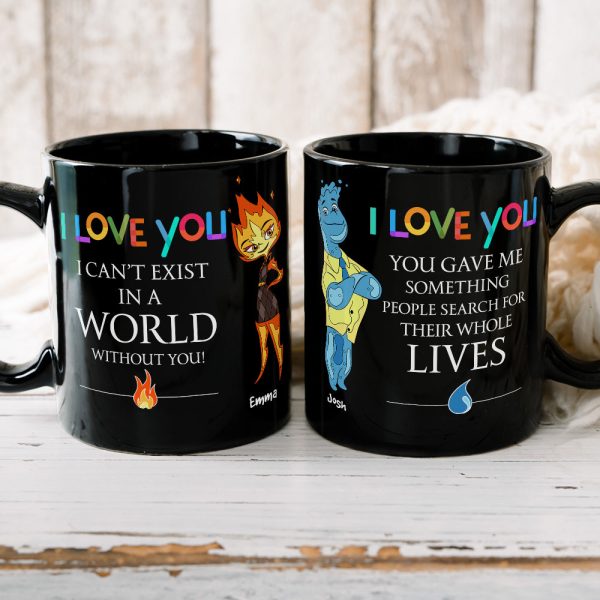 I Love You, Personalized Couple Mug 01HTHN280623