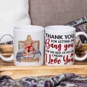 I Love You, Personalized Couple Mug, Christmas Gifts For Couple, 031123
